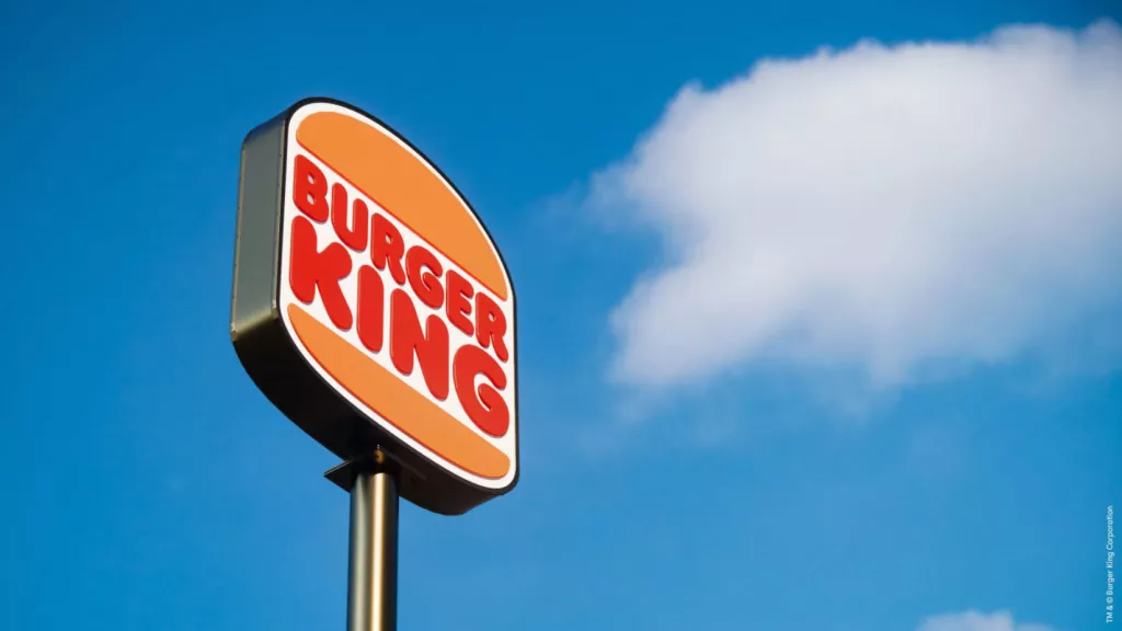 Burger King sign